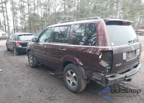 2007 Honda Pilot Ex-L из США, поврежденный, VIN 5FNYF18517B017781